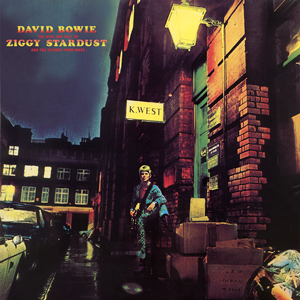 Imagen de la portada del disco 'The Rise and Fall of Ziggy Stardust and the Spiders from Mars' publicado en el año 1972